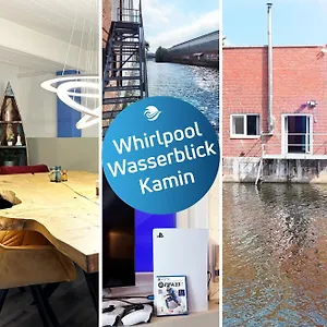 Exklusives Hafen-appartement Mit Whirlpool, Mit Wasserblick, City-nah & Eigenem Parkplatz Hamburg